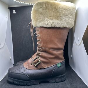 Ralph Lauren Quintana Sherpa Fur Size 11
